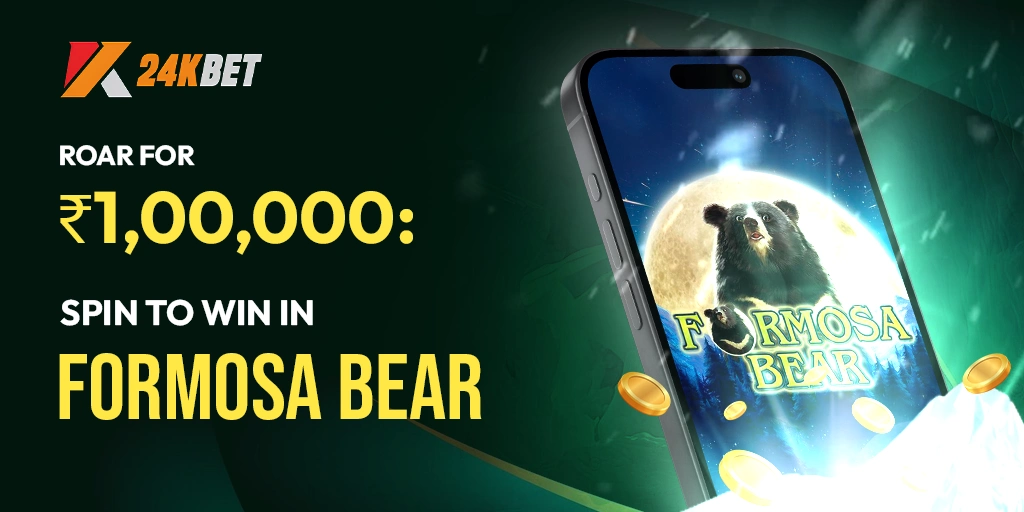 Roar for ₹1,00,000: Spin to Win in Formosa Bear!