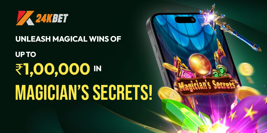 Unleash Magical Wins of Up to ₹1,00,000 in Magician’s Secrets!